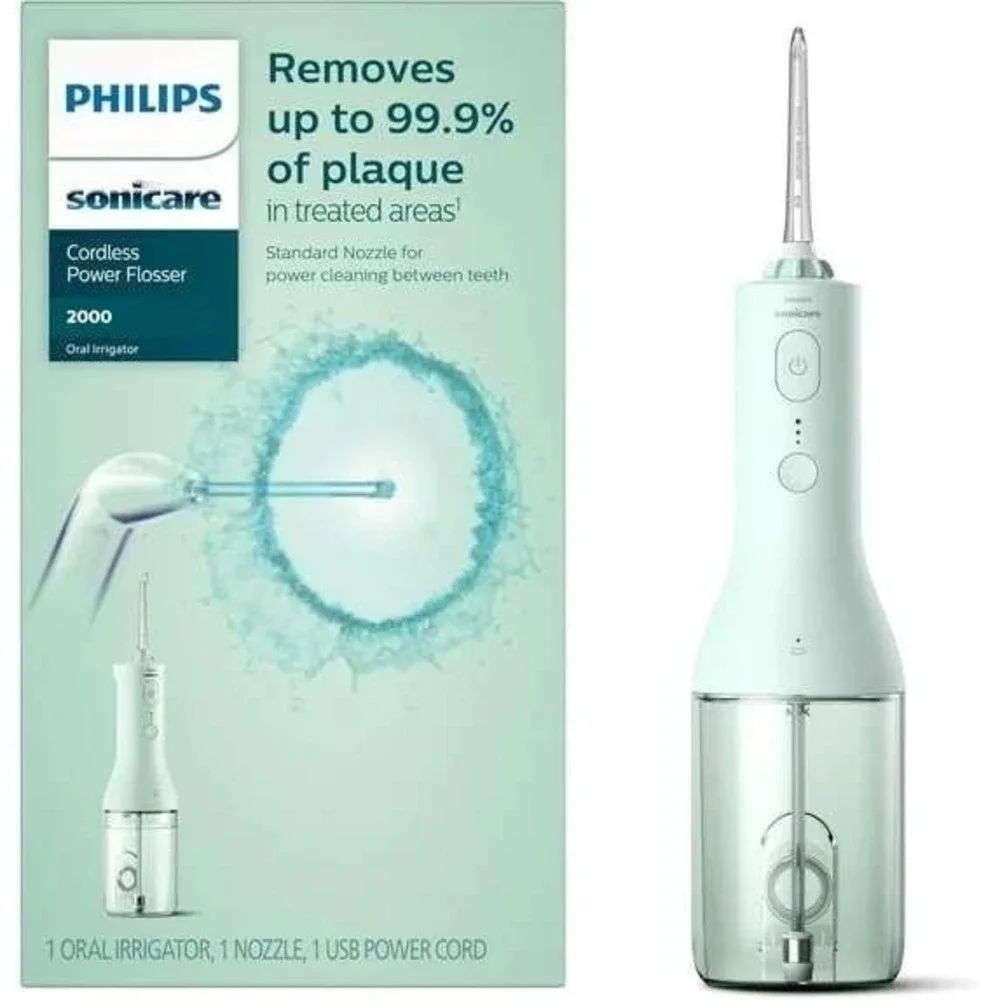 **missing Charging Cable** Sonicare Cordless Power Flosser 2000 Mint